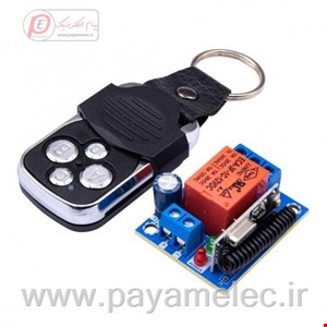 فرستنده گیرنده تک کاناله 433MHZ رادیویی با ریموت کد لرن