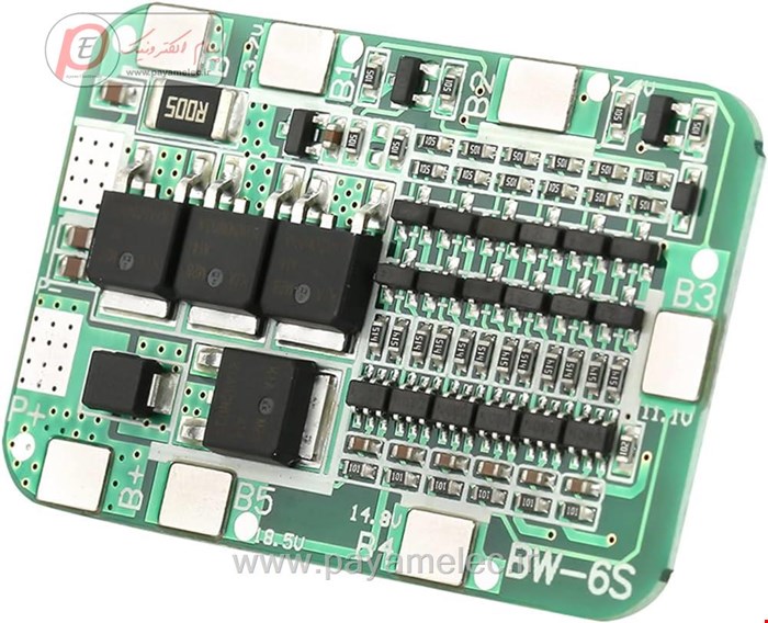 ماژول محافظ شارژ باتری لیتیومی 6 سل 14A