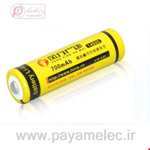 باتری لیتیوم یون 3.7v سایز 14500 700mAh مارک FXHW 