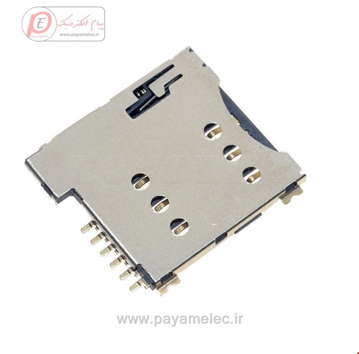 سوکت سیم کارت 6 پین اتوماتیک